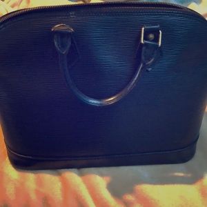 Louis Vuitton Alma Black Epi Leather